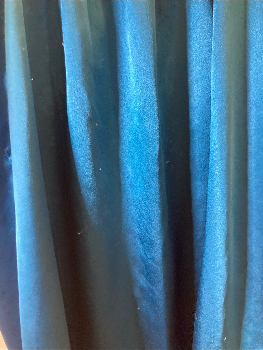 Victoria's Secret Teal Satin Slip Dress - Picture 8 of 9
